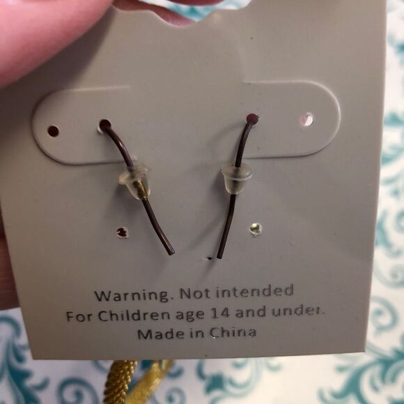 Yellow gold‎ plated Fashion Earrings - Picture 4 of 5